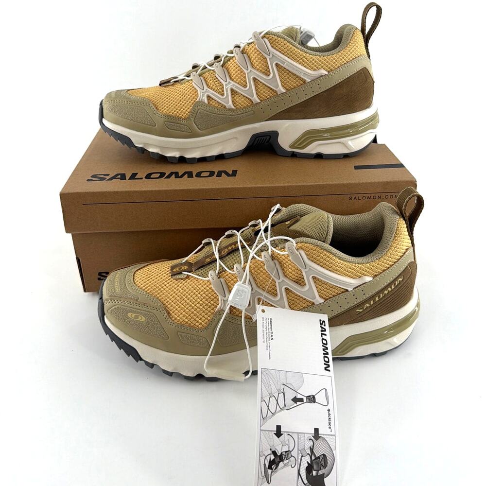 Salomon Beige Tan Trail Running Sneakers View 4